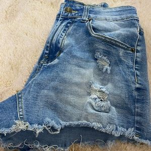 Jean shorts